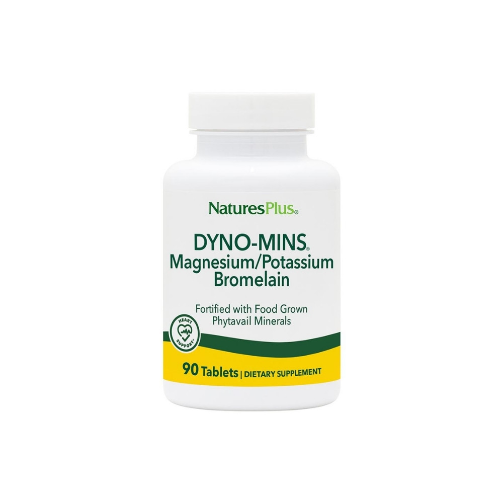 Natures Plus Dyno-Mins Magnesium Potassium and Bromelain 